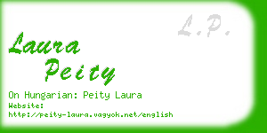 laura peity business card